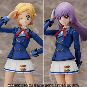 S.H.フィギュアーツ 氷上スミレ、新条ひなき(冬制服ver.)セット『アイカツ (中古品)