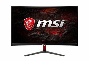 MSI Optix G24C ゲーミングディスプレイ [24型 湾曲 リフレッシュレート144(中古品)