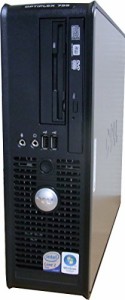 中古パソコン デスクトップ DELL OptiPlex 755 SFF Core2Duo E8400 3.00GHz(中古品)