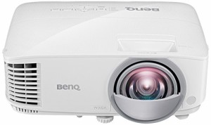 BenQ DLP プロジェクター 短焦点モデル MW826ST (WXGA/3400lm/2.6kg/電子黒(中古品)