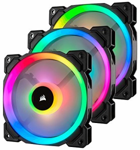 Corsair LL120 RGB 3Fan Pack with Lighting Node PRO PCケースファン [120(中古品)