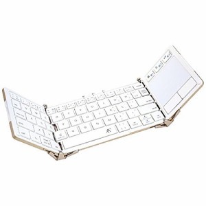 3E ワイヤレスキーボード［Bluetooth・Android／iOS／Win］タッチパッド搭 (中古品)