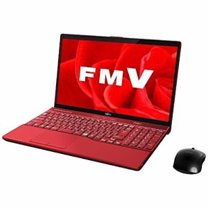 富士通 15.6型ノートパソコン　FMV LIFEBOOK AH53/B3　ガーネットレッド FM(中古品)