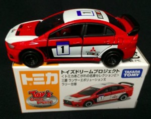 トミカ トイズドリーム 三菱 ランサーエボリューション X ラリー(中古品)