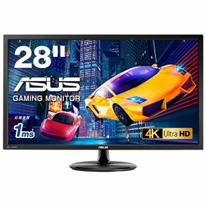 ASUS ゲーミングモニター 28型FPS向き/4K/3840×2160/1ms/TN/HDMI×2/DP/Fr(中古品)