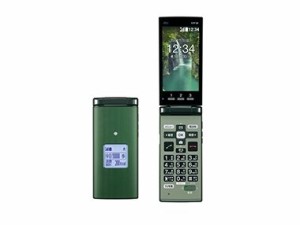 KYOCERA au KYF36 かんたんケータイ GREEN(中古品)