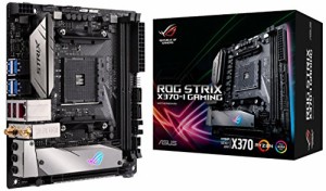 ASUS AMD X370搭載 マザーボード AMD AM4ソケット対応 ROG STRIX X370-I GA(中古品)