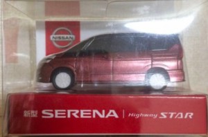 新型SERENA セレナ プルバック ミニカー 日産(中古品)