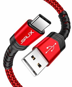 JSAUX USB Type C ケーブル 2m 一本入り 超高耐久ナイロン編み 万回以上 (中古品)