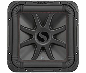 Kicker l7r 12インチ(30?cm)サブウーファー、デュアルボイスコイル、4-ohm(中古品)