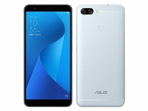 エイスース ZenFone Max Plus (M1)　アズールシルバー（SIMフリースマート (中古品)