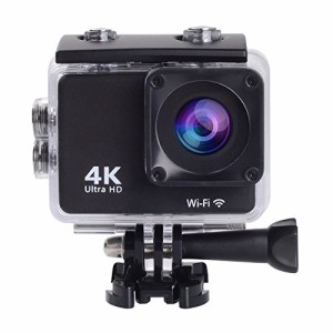 （SAC）4K アクションカメラ WiFi搭載 1600万画素 30M 防水カメラ 170度広 (中古品)