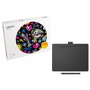 WACOM Wacom Intuos Medium ワイヤレス ブラック/ペンタブレット CTL-6100W(中古品)