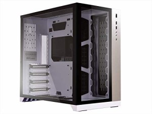 Lian Li O11 DYNAMICシリーズ E-ATX対応PCケース 強化ガラスパネル ホワイ (中古品)