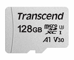 Transcend microSDXCカード 128GB 3D TLC UHS-I Class10 TS128GUSD300S(中古品)