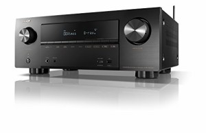 DENON AVレシーバー 7.2ch Dolby Atmos/DTS:X/4K HDR/HEOS/Airplay2対応 ミ(中古品)