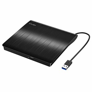 Cocopa USB 3.0外付け DVD ドライブ DVD プレイヤー ポータブルドライブ CD(中古品)