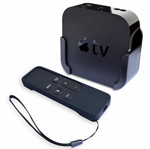 homedge Apple TVマウント、壁マウントブラケットホルダーfor Apple TV第4 (中古品)