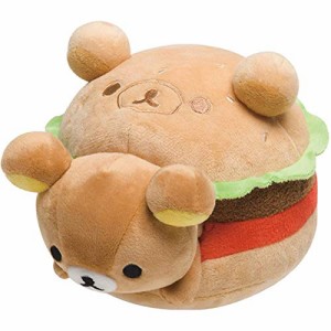 リラックマ リラックマデリ ぬいぐるみ リラックマバーガー(中古品)