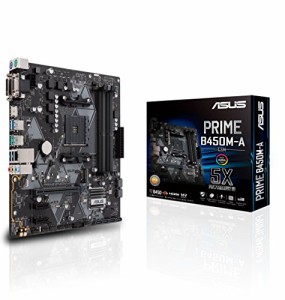 Asus b450?AMD Ryzen 2?Micro ATXマザーボードGaming am4?ddr4?HDMI DVI VG(中古品)