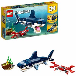 レゴ(LEGO) クリエイター 深海生物 31088 知育玩具 ブロック おもちゃ 女の(中古品)
