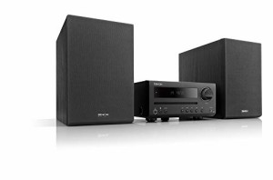 DENON D-T1 CDレシーバーシステム  CD/FM/AMラジオ/Bluetooth対応 ブラック(中古品)