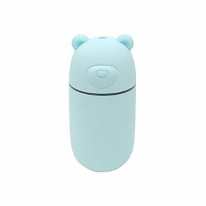 USBポート付きクマ型ミニ加湿器「URUKUMASAN(うるくまさん)」 ブルー(中古品)