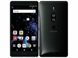 docomo Xperia XZ2 Premium SO-04K Chrome Black SIMロック解除済み(中古品)