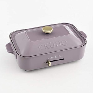 BRUNO ブルーノ コンパクトホットプレート 本体 プレート2種(たこ焼き 平面(中古品)