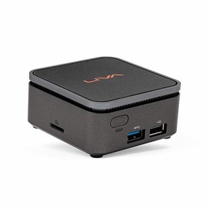 ECS 超小型デスクトップPC 「LIVA Q2」シリーズ LIVAQ2-4/32-W10(N4100) ブ(中古品)