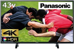 パナソニック 43V型 4K 液晶テレビ ビエラ HDR対応 TH-43FX500(中古品)
