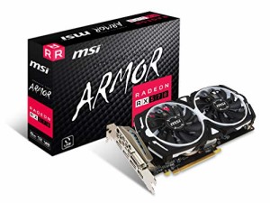 MSI Radeon RX 570 ARMOR 8G グラフィックスボード VD6851(中古品)