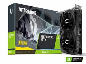 ZOTAC GAMING GeForce GTX 1660 Ti 6GB GDDR6 グラフィックスボード VD6900(中古品)