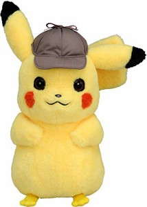 ポケットモンスター ポケモン ぬいぐるみ 1/1 名探偵ピカチュウ 高さ約40cm(中古品)