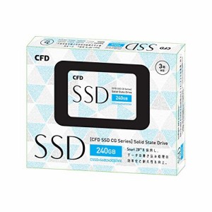 CFD販売 SSD 内蔵2.5インチ SATA接続 CG3VX シリーズ 240GB CSSD-S6B240CG3(中古品)