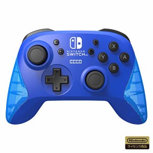  任天堂ライセンス商品 ワイヤレスホリパッド for Nintendo Switch ブル (中古品)