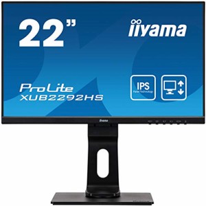 マウスコンピューター iiyama モニター ディスプレイ XUB2292HS-B1(21.5型/(中古品)