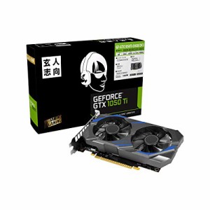 玄人志向 NVIDIA GeForce GTX 1050Ti 搭載 グラフィックボード 4GB デュア (中古品)