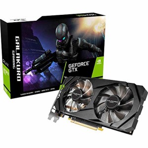 玄人志向 NVIDIA GeForce GTX 1660 搭載 グラフィックボード 6GB デュアル (中古品)