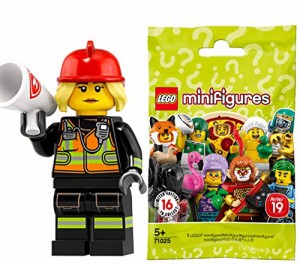 レゴ (LEGO) ミニフィギュア シリーズ19 消防士（71025-8）(中古品)