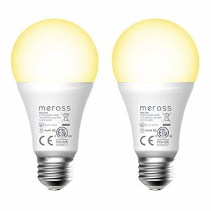 Meross WiFi スマートLED電球 E26 800lm 60W相当 電球色・昼白色対応 調光 (中古品)