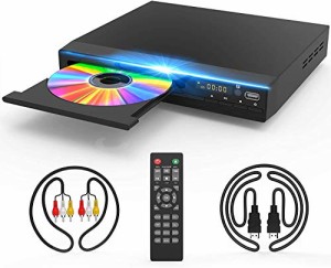 DVDプレーヤー HDMI 1080Pサポート CPRM対応 DVD/CDディスクプレーヤー再生(中古品)