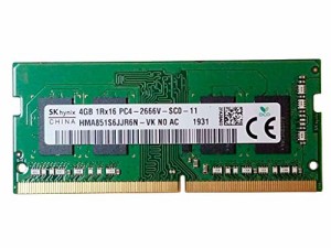 SK Hynix 4GB DDR4 2666MHz SODIMM メモリモジュール(中古品)