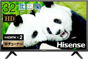 ハイセンス 32V型 ハイビジョン 液晶 テレビ 32H38E ダブルチューナー 外付(中古品)