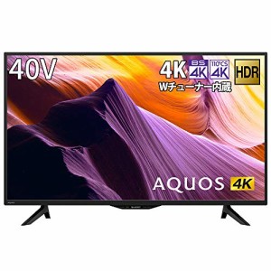 シャープ 40V型 4K チューナー内蔵 液晶 テレビ AQUOS HDR対応 4T-C40BH1 2(中古品)