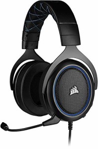 Corsair コルセア HS50 PRO STEREO Blue ゲーミングヘッドセット (PC PS5 P(中古品)