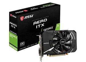 MSI GeForce GTX 1660 SUPER AERO ITX OC グラフィックスボード VD7112(中古品)