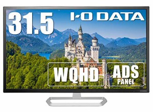 IODATA モニター 31.5インチ WQHD ADSパネル 非光沢 (HDMI×3/DisplayPort (中古品)