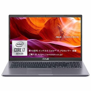 インテル Core i7搭載 ASUS ノートパソコン (8GB・SSD 512GB/15.6インチ/ス(中古品)