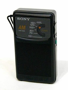 SONY ソニー ICR-S30 ブラック AMハンディポータブルラジオ(中古品)